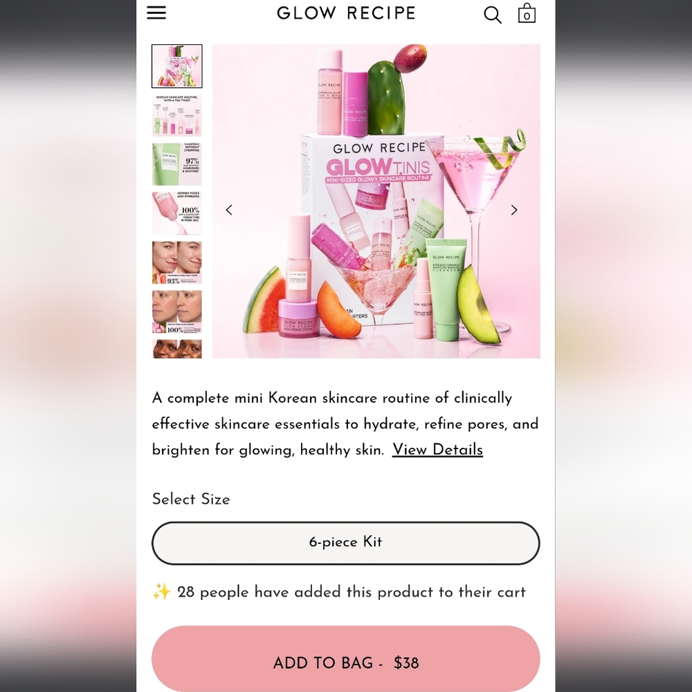 Glow Recipe Glowtini (4 Piece Set)